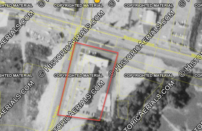 Crystal House Motel (Inn America) - 1963 Aerial (newer photo)